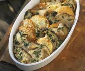 Steinpilz-Kartoffel-Gratin