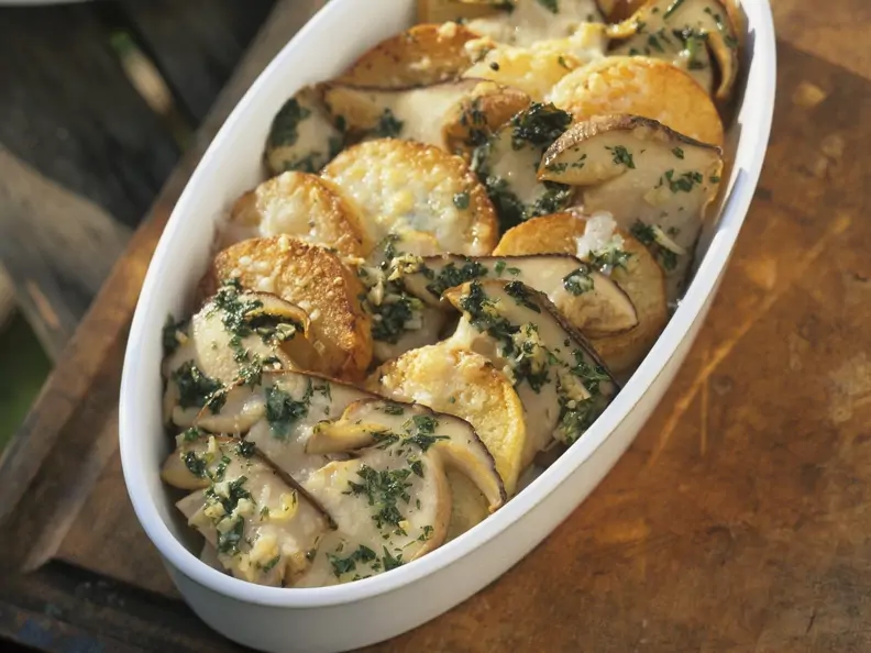 Steinpilz-Kartoffel-Gratin