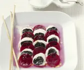 Jacobsmuschel-Rote Bete-Carpaccio mit Trüffeln