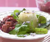 Ziegenkäse mit Rhabarber-Relish
