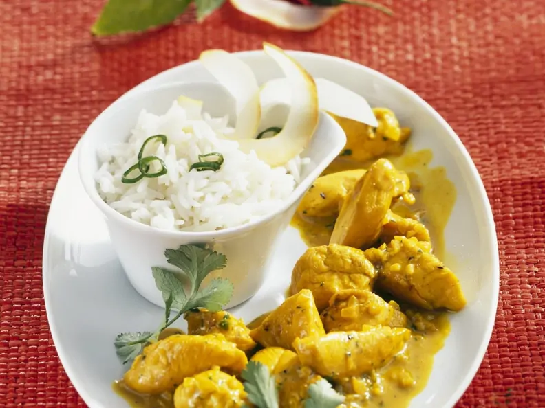 Kokos-Hähnchen-Curry