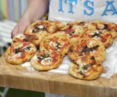 Vegetarische Mini-Pizza