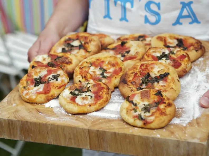 Vegetarische Mini-Pizza