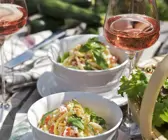 Pasta mit Ricotta und Gemüse
