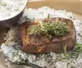 Roastbeef im Salzmantel gebacken