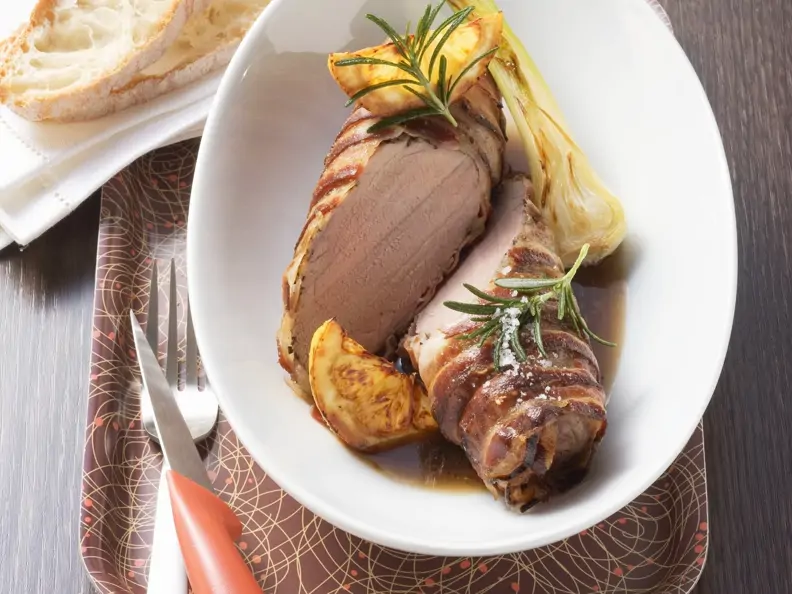 Schweinefilet im Speckmantel