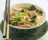 Misosuppe mit Sobanudeln