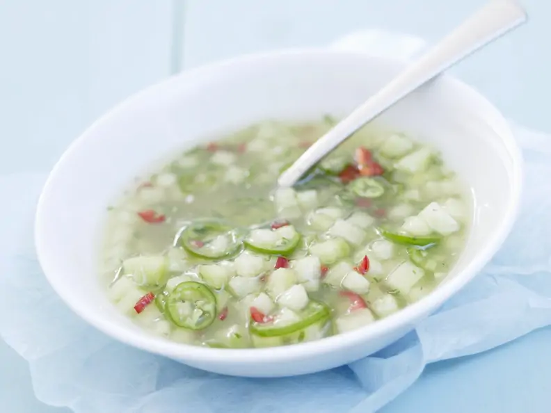 Melonensalsa aus Galiamelone