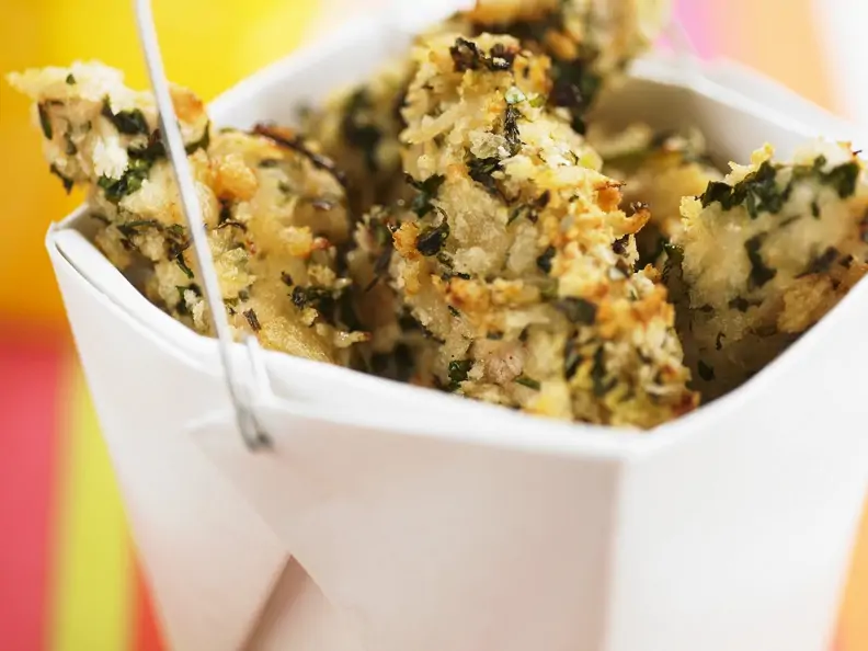 Hähnchen-Nuggets mit Kräutern