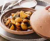 Lamm und Topinambur aus der Tajine