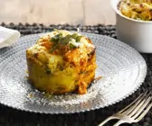 Nudelgratin mit Butternut-Kürbis