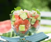 Melonen-Gurken-Salat