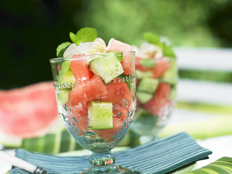 Melonen-Gurken-Salat