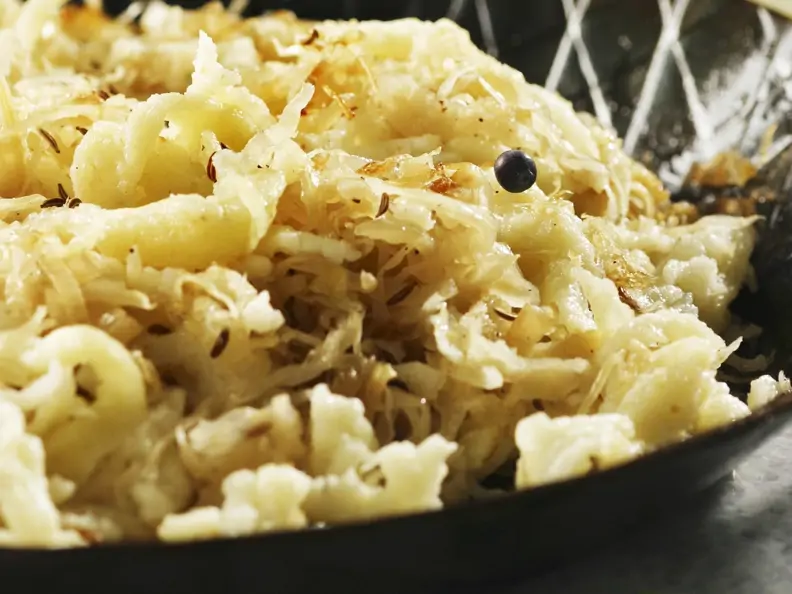 Kraut-Spätzle auf schwäbische Art