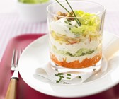 Schichtsalat mit Japankohl