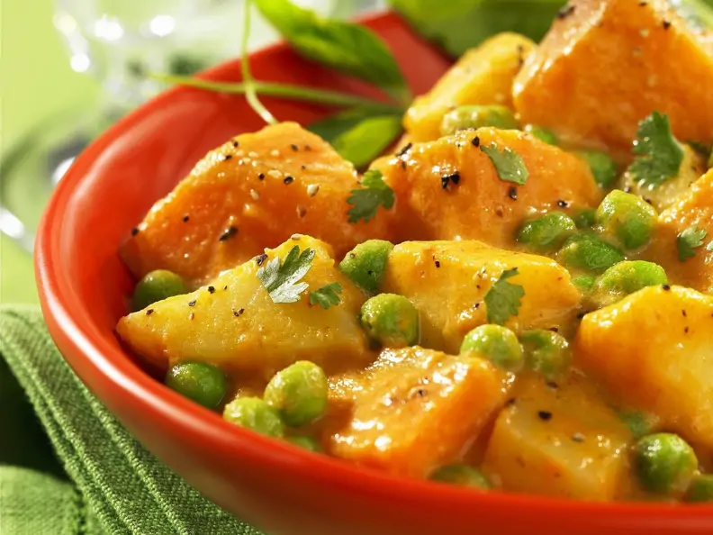 Erbsen-Kartoffel-Curry