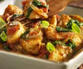 Ofenkartoffeln mit Spinat