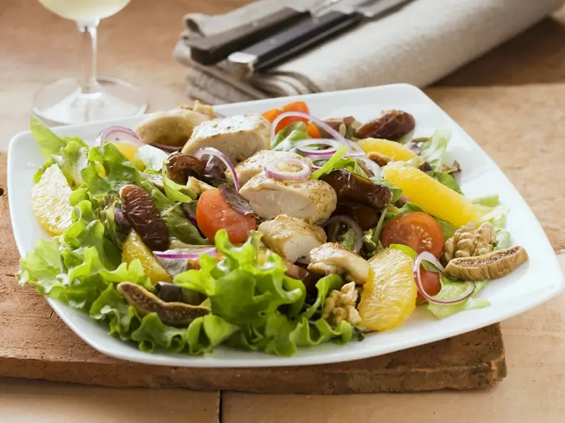 Wintersalat mit Hähnchen