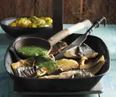 Saibling mit Sauerampfer-Soße