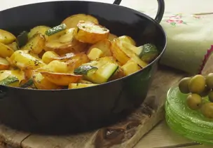 Kartoffel-Zucchini-Pfanne