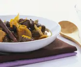 Rindereintopf mit Orange und Ingwer