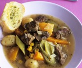 Lammeintopf mit Gemüse