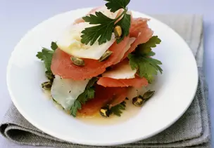 Wassermelone mit Pecorino
