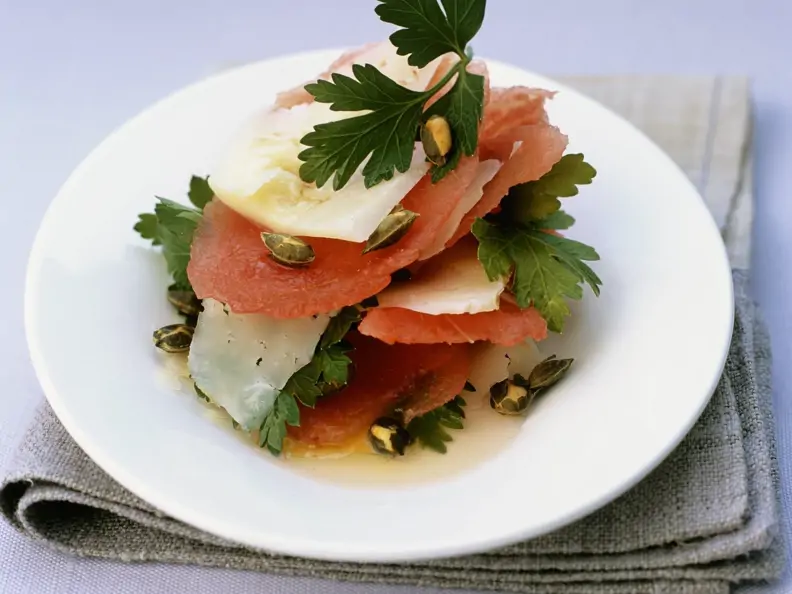 Wassermelone mit Pecorino