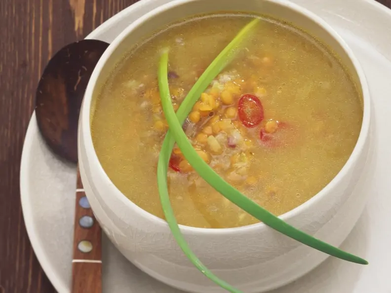 Linseneintopf mit Fenchel, Ingwer und Chili