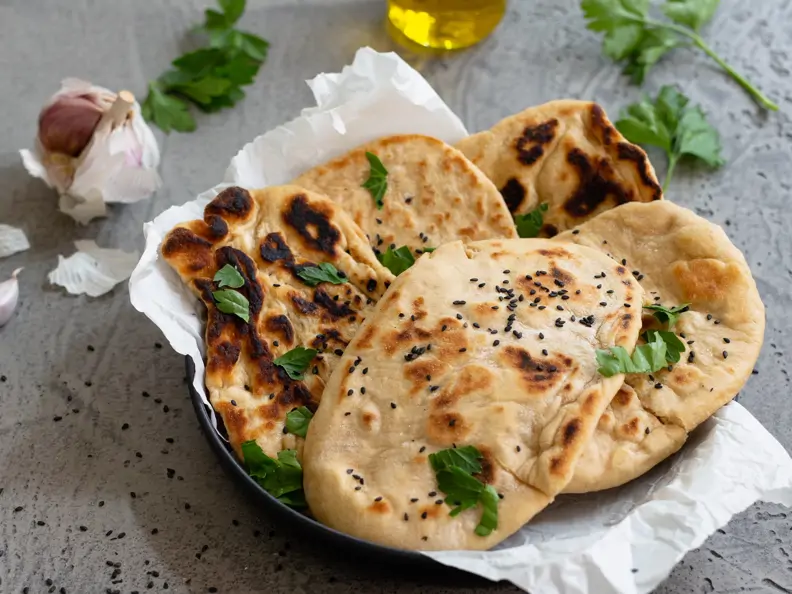 Naan Brot vegan
