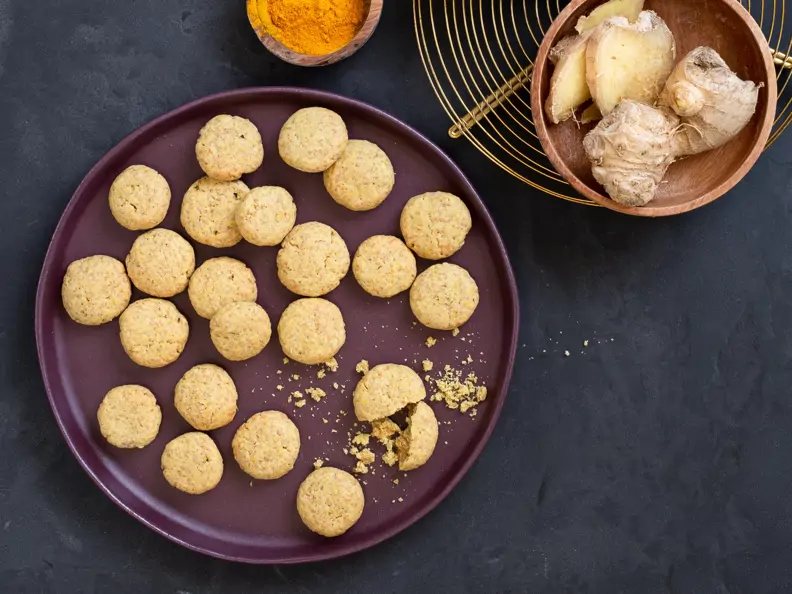 Chai-Gewürz-Plätzchen mit Kurkuma und Ingwer
