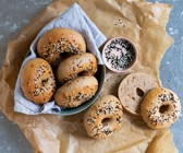 Sauerteig-Bagels