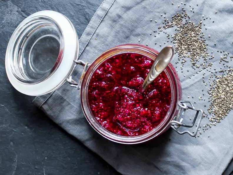 Himbeer-Chia-Marmelade