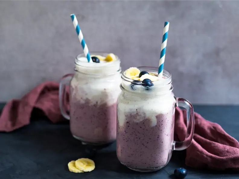 Heidelbeer-Joghurt-Shake