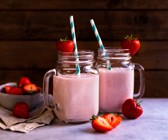 Erdbeermilch