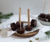 Trinkschokolade am Stiel