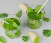 Green Smoothie mit Minze