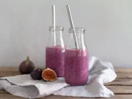 Rotkohl-Feigen-Drink