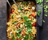 Ofen-Spaghetti mit Feta