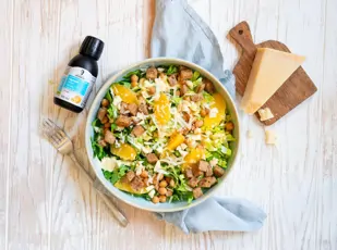 Caesar Salad mit Omega-Orangen-Dressing