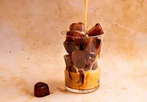 Kaffee-Eiswürfel