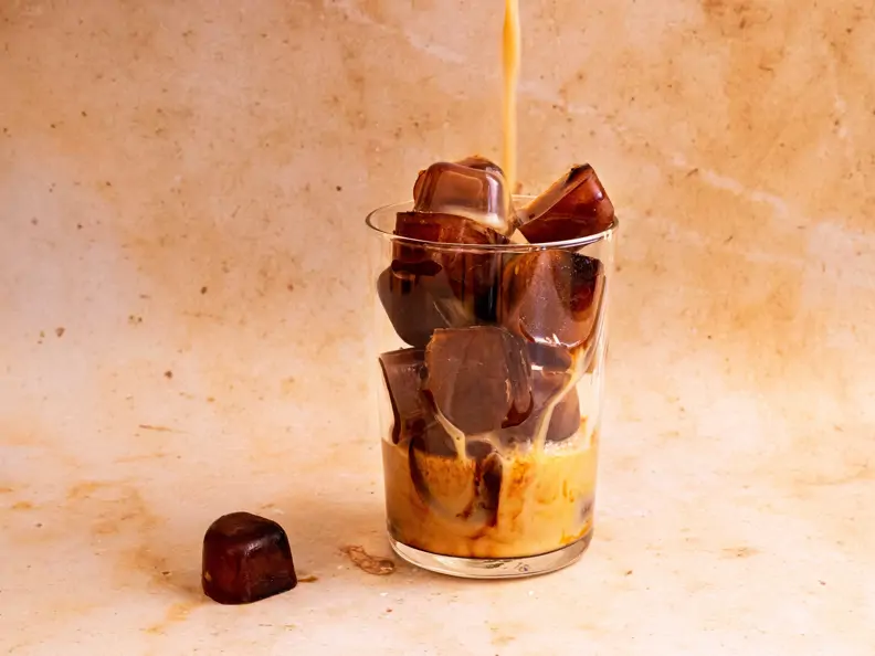 Kaffee-Eiswürfel