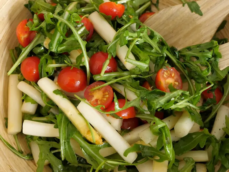 Veganer Spargelsalat