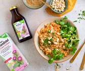 Quinoa-Möhren-Salat mit Mariendistel-Kräuter-Vinaigrette