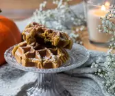 Kürbiswaffeln