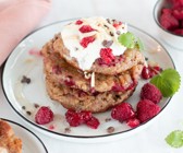 Bananen-Haferflocken-Pancakes