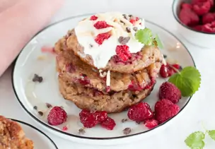 Bananen-Haferflocken-Pancakes
