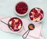 Vollkornmilchreis mit Kirschen