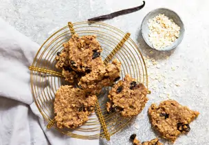 Zuckerfreie Oatmeal Cookies