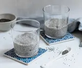 Chiapudding im Glas